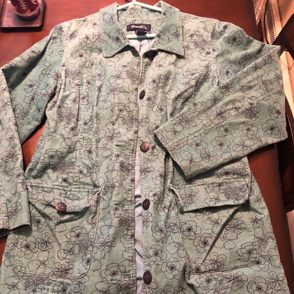 Blue/turquoise coat - Picture 2 of 3